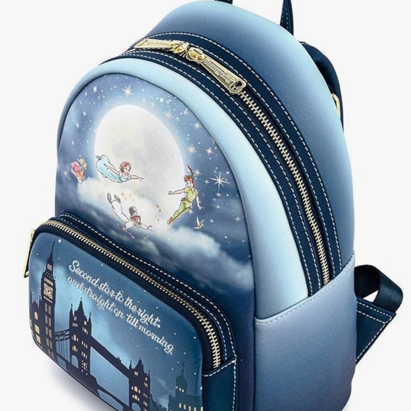 Peter Pan Loungefly…Peter,Wendy,John and Michael over London and Big Ben! - Picture 5 of 8